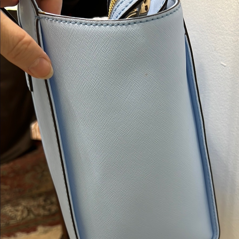 Kate Spade Blue tote bag Structured with shoulder strap and dust bag - Picture 5 of 14